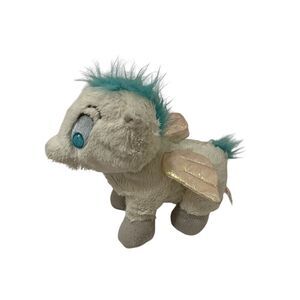 Disney Tote a Tail Hercules Baby Pegasus Plush 8" Stuffed Animal Toy White Blue